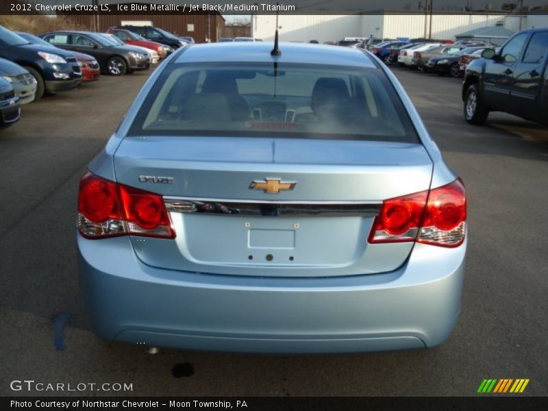 Ice Blue Metallic / Jet Black/Medium Titanium 2012 Chevrolet Cruze LS