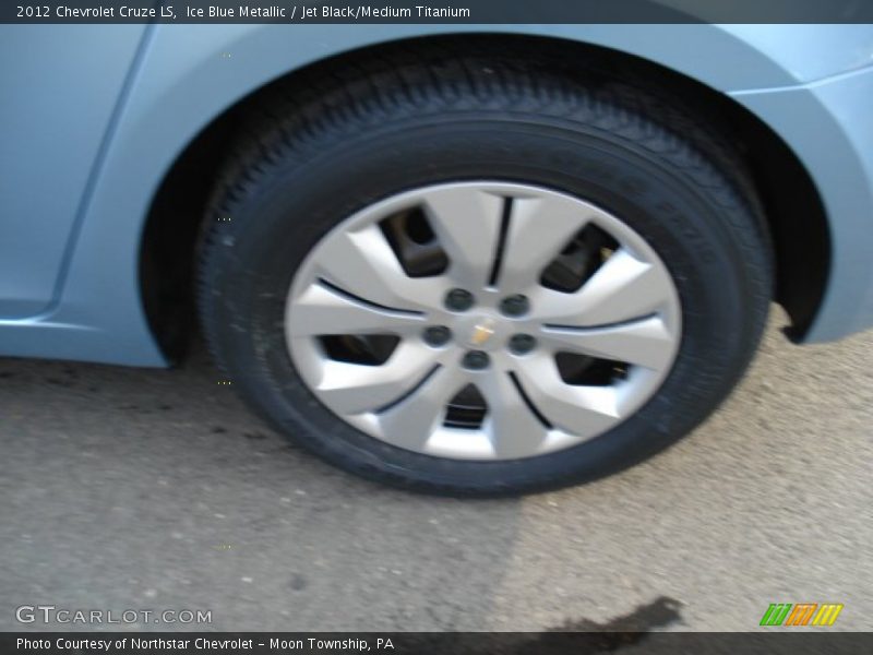 Ice Blue Metallic / Jet Black/Medium Titanium 2012 Chevrolet Cruze LS