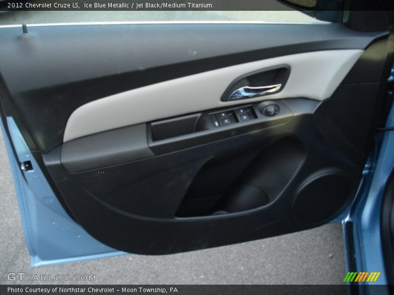 Ice Blue Metallic / Jet Black/Medium Titanium 2012 Chevrolet Cruze LS
