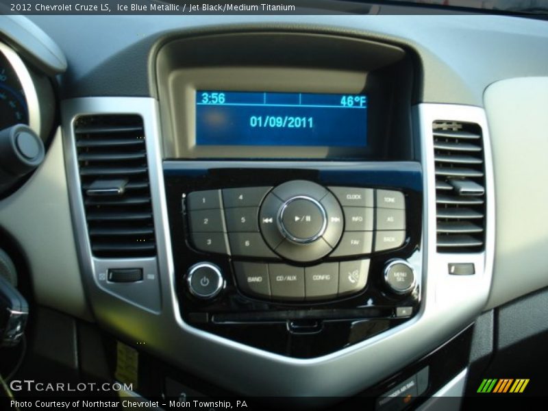 Ice Blue Metallic / Jet Black/Medium Titanium 2012 Chevrolet Cruze LS