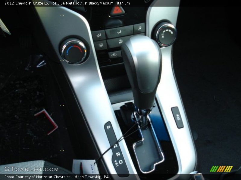 Ice Blue Metallic / Jet Black/Medium Titanium 2012 Chevrolet Cruze LS