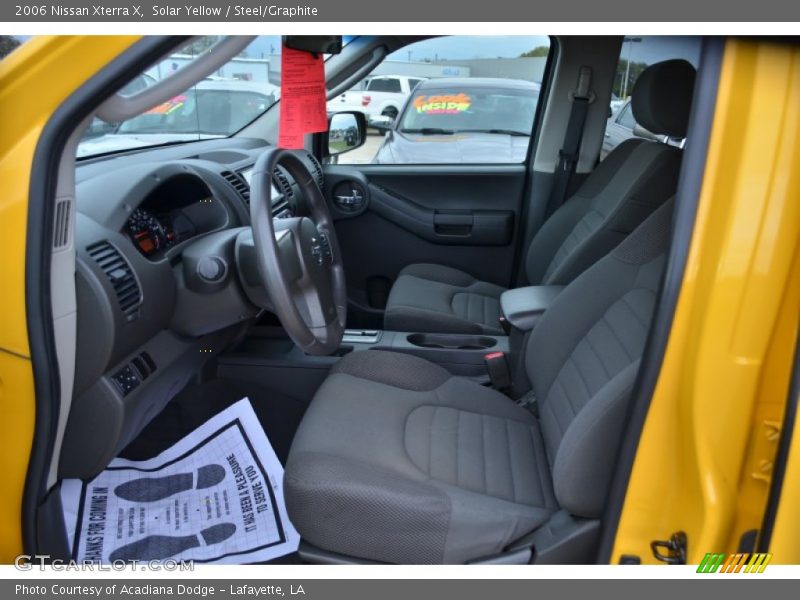 Solar Yellow / Steel/Graphite 2006 Nissan Xterra X