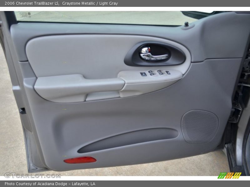 Graystone Metallic / Light Gray 2006 Chevrolet TrailBlazer LS