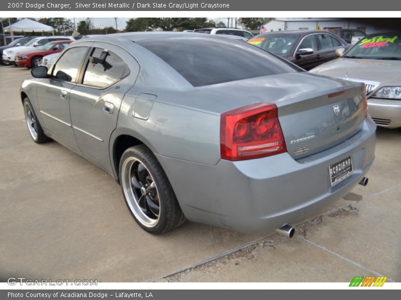 Silver Steel Metallic / Dark Slate Gray/Light Graystone 2007 Dodge Charger