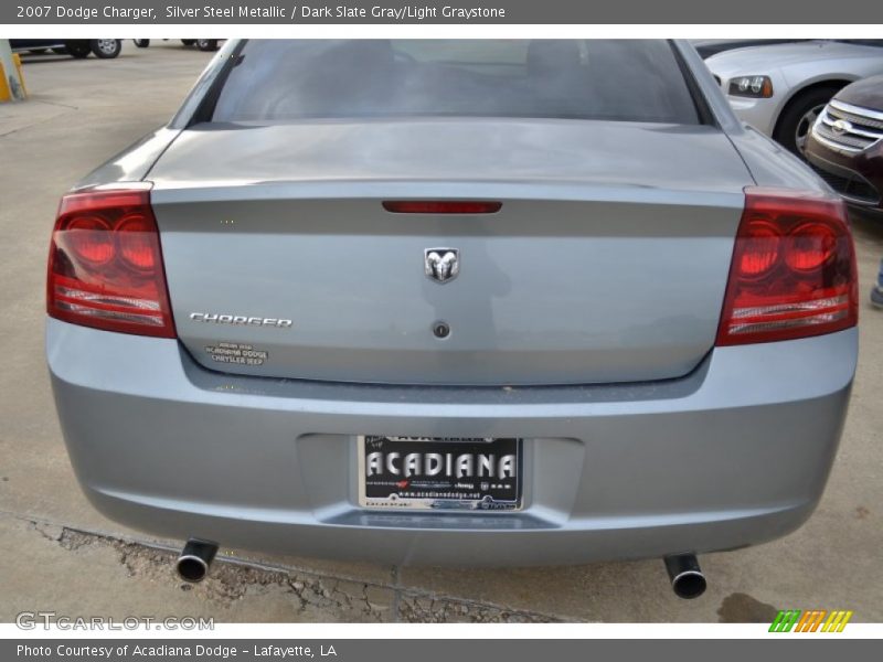 Silver Steel Metallic / Dark Slate Gray/Light Graystone 2007 Dodge Charger