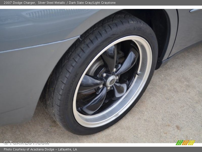 Silver Steel Metallic / Dark Slate Gray/Light Graystone 2007 Dodge Charger