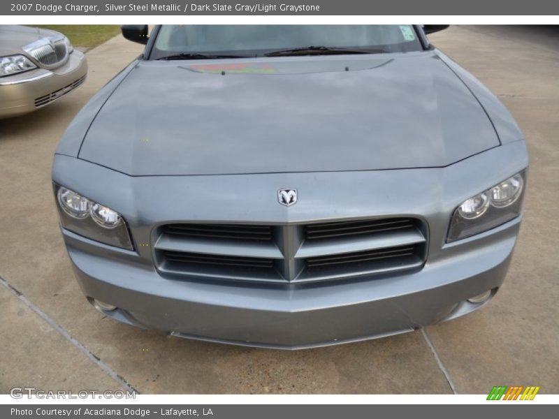 Silver Steel Metallic / Dark Slate Gray/Light Graystone 2007 Dodge Charger