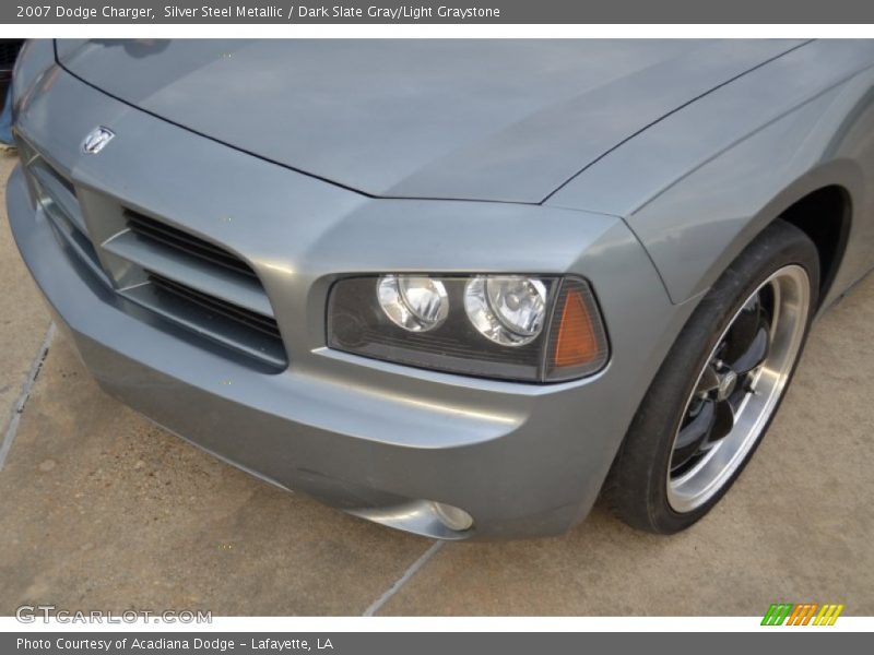 Silver Steel Metallic / Dark Slate Gray/Light Graystone 2007 Dodge Charger