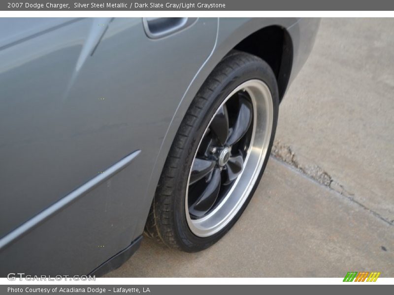 Silver Steel Metallic / Dark Slate Gray/Light Graystone 2007 Dodge Charger
