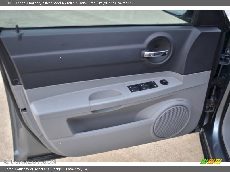 Silver Steel Metallic / Dark Slate Gray/Light Graystone 2007 Dodge Charger