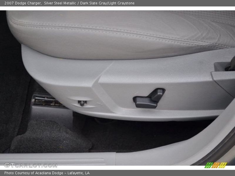 Silver Steel Metallic / Dark Slate Gray/Light Graystone 2007 Dodge Charger