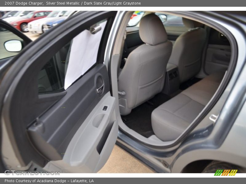 Silver Steel Metallic / Dark Slate Gray/Light Graystone 2007 Dodge Charger
