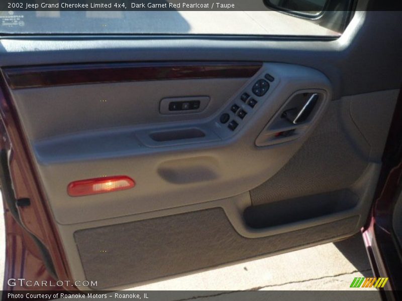 Dark Garnet Red Pearlcoat / Taupe 2002 Jeep Grand Cherokee Limited 4x4