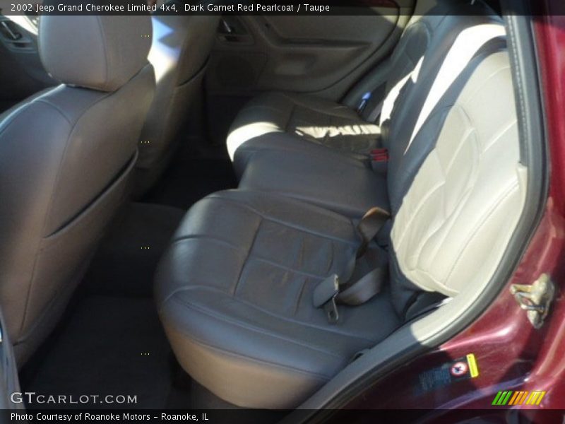 Dark Garnet Red Pearlcoat / Taupe 2002 Jeep Grand Cherokee Limited 4x4