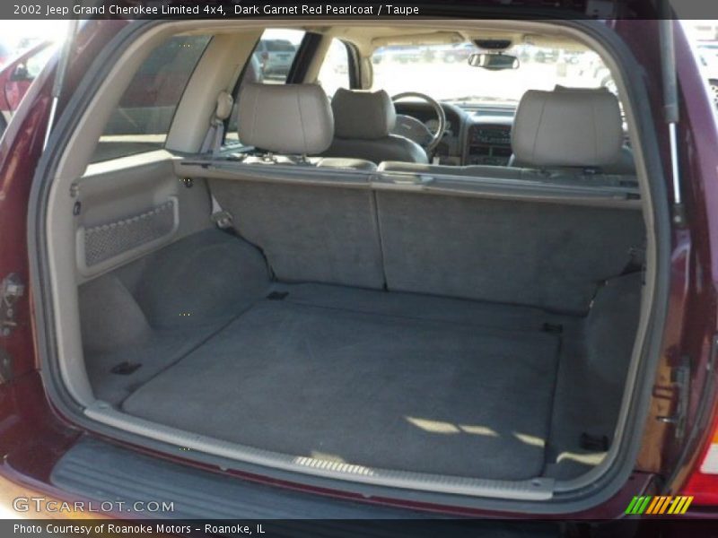 Dark Garnet Red Pearlcoat / Taupe 2002 Jeep Grand Cherokee Limited 4x4