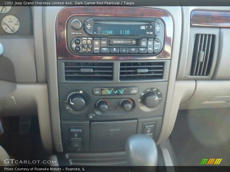 Dark Garnet Red Pearlcoat / Taupe 2002 Jeep Grand Cherokee Limited 4x4
