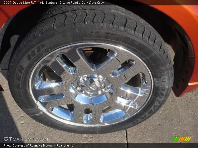 Sunburst Orange Pearl / Dark Slate Gray 2007 Dodge Nitro R/T 4x4