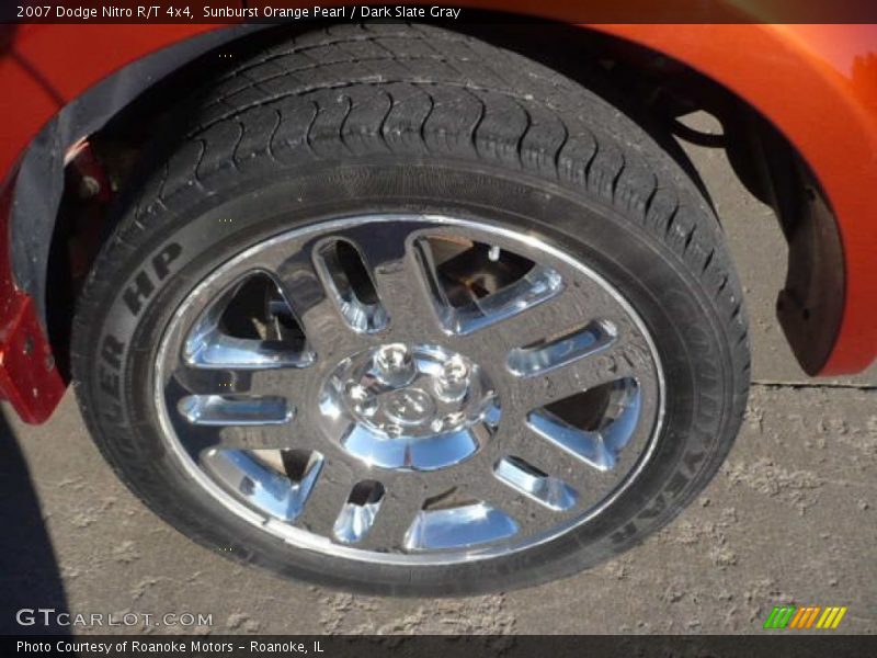 Sunburst Orange Pearl / Dark Slate Gray 2007 Dodge Nitro R/T 4x4