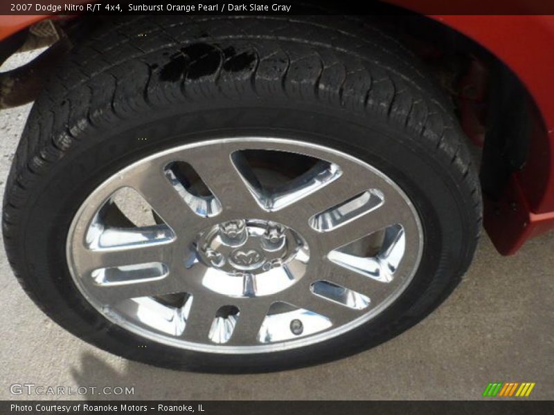 Sunburst Orange Pearl / Dark Slate Gray 2007 Dodge Nitro R/T 4x4