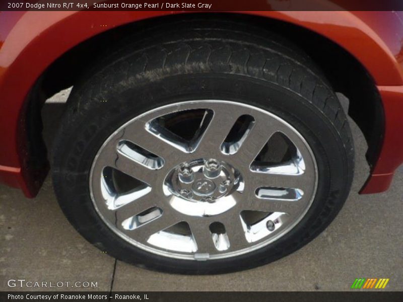 Sunburst Orange Pearl / Dark Slate Gray 2007 Dodge Nitro R/T 4x4
