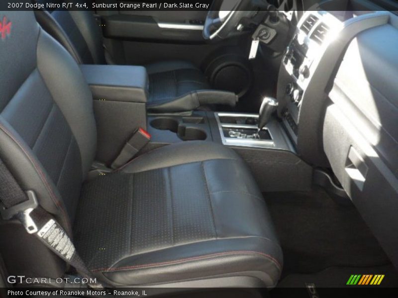 Sunburst Orange Pearl / Dark Slate Gray 2007 Dodge Nitro R/T 4x4