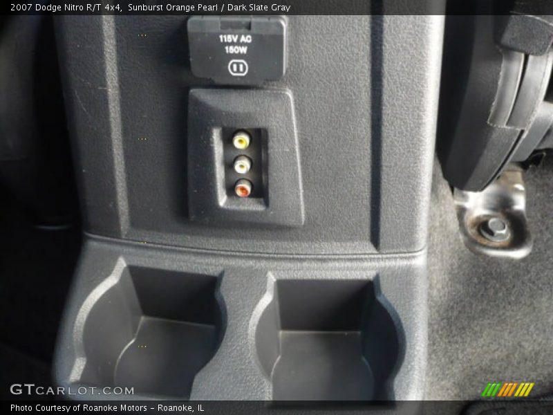 Sunburst Orange Pearl / Dark Slate Gray 2007 Dodge Nitro R/T 4x4
