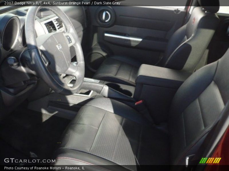 Sunburst Orange Pearl / Dark Slate Gray 2007 Dodge Nitro R/T 4x4