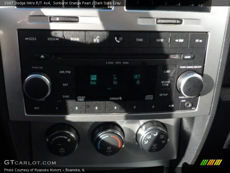 Sunburst Orange Pearl / Dark Slate Gray 2007 Dodge Nitro R/T 4x4