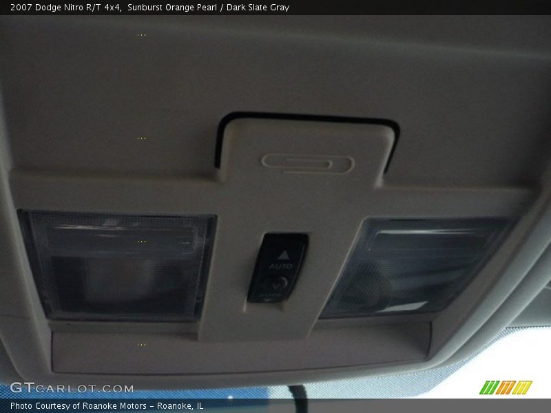 Sunburst Orange Pearl / Dark Slate Gray 2007 Dodge Nitro R/T 4x4