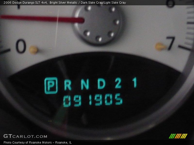 Bright Silver Metallic / Dark Slate Gray/Light Slate Gray 2006 Dodge Durango SLT 4x4