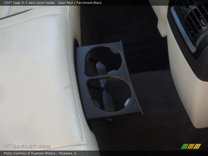 Laser Red / Parchment/Black 2007 Saab 9-3 Aero Sport Sedan