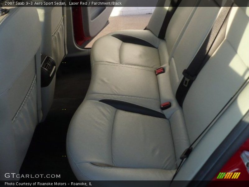 Laser Red / Parchment/Black 2007 Saab 9-3 Aero Sport Sedan