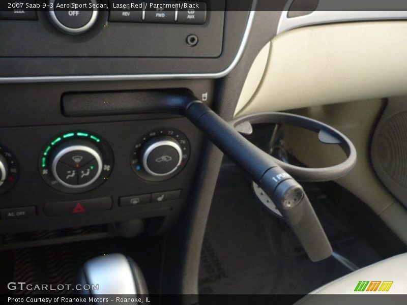 Laser Red / Parchment/Black 2007 Saab 9-3 Aero Sport Sedan