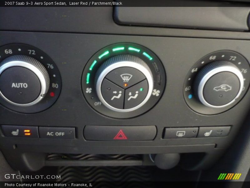 Controls of 2007 9-3 Aero Sport Sedan