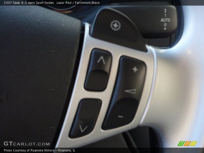 Laser Red / Parchment/Black 2007 Saab 9-3 Aero Sport Sedan