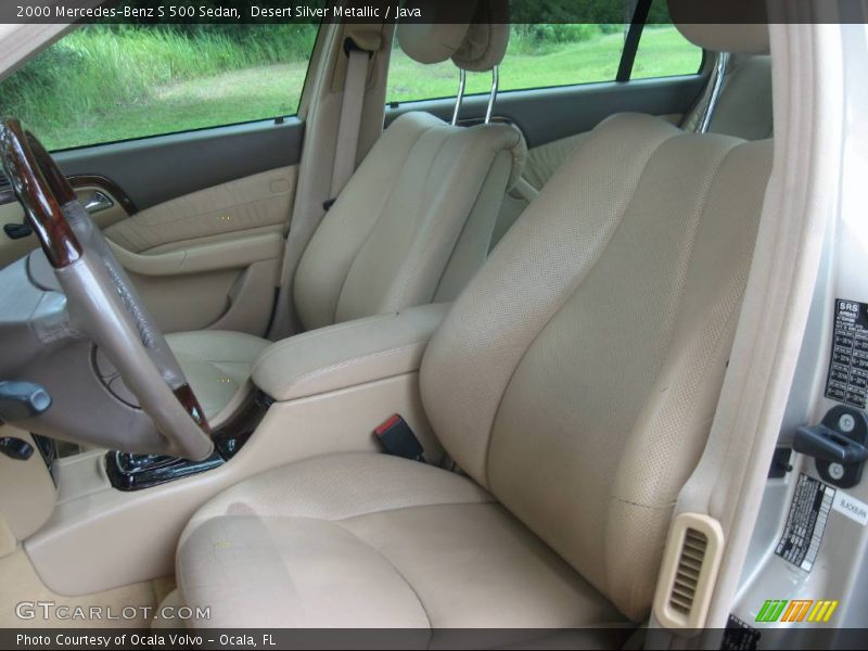 Desert Silver Metallic / Java 2000 Mercedes-Benz S 500 Sedan