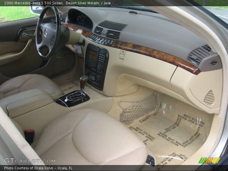 Desert Silver Metallic / Java 2000 Mercedes-Benz S 500 Sedan