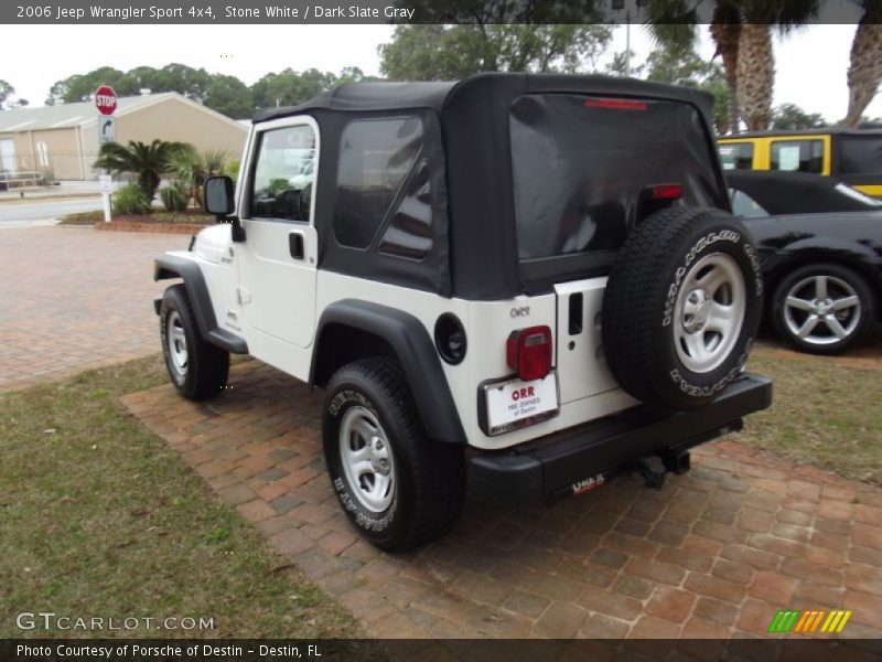 Stone White / Dark Slate Gray 2006 Jeep Wrangler Sport 4x4