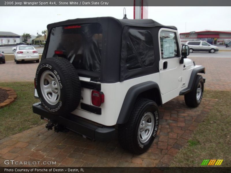 Stone White / Dark Slate Gray 2006 Jeep Wrangler Sport 4x4