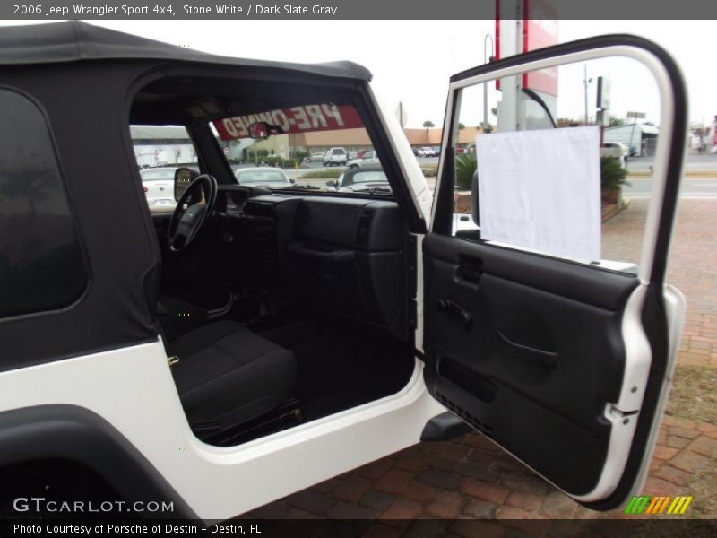 Stone White / Dark Slate Gray 2006 Jeep Wrangler Sport 4x4