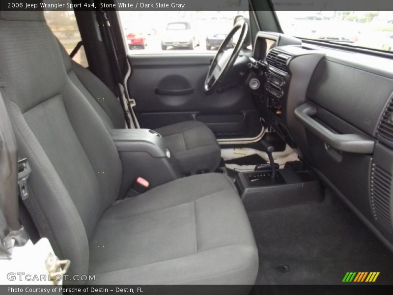 Stone White / Dark Slate Gray 2006 Jeep Wrangler Sport 4x4