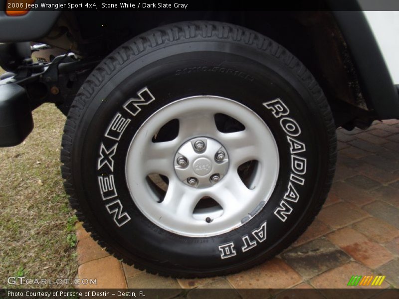 Stone White / Dark Slate Gray 2006 Jeep Wrangler Sport 4x4