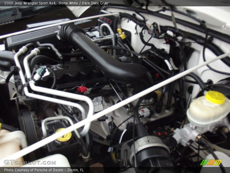 Stone White / Dark Slate Gray 2006 Jeep Wrangler Sport 4x4