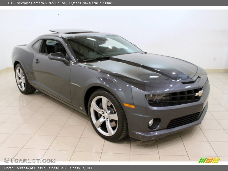 Cyber Gray Metallic / Black 2010 Chevrolet Camaro SS/RS Coupe