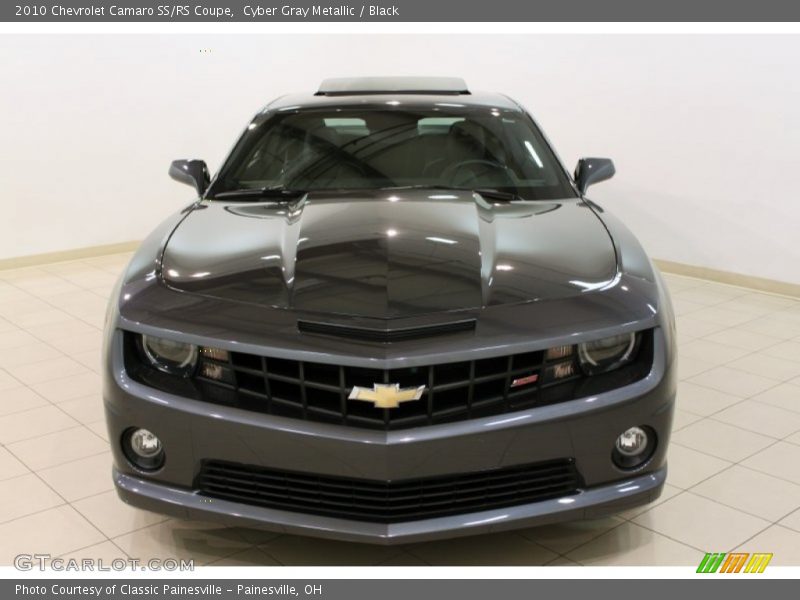 Cyber Gray Metallic / Black 2010 Chevrolet Camaro SS/RS Coupe