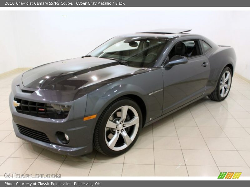 Cyber Gray Metallic / Black 2010 Chevrolet Camaro SS/RS Coupe