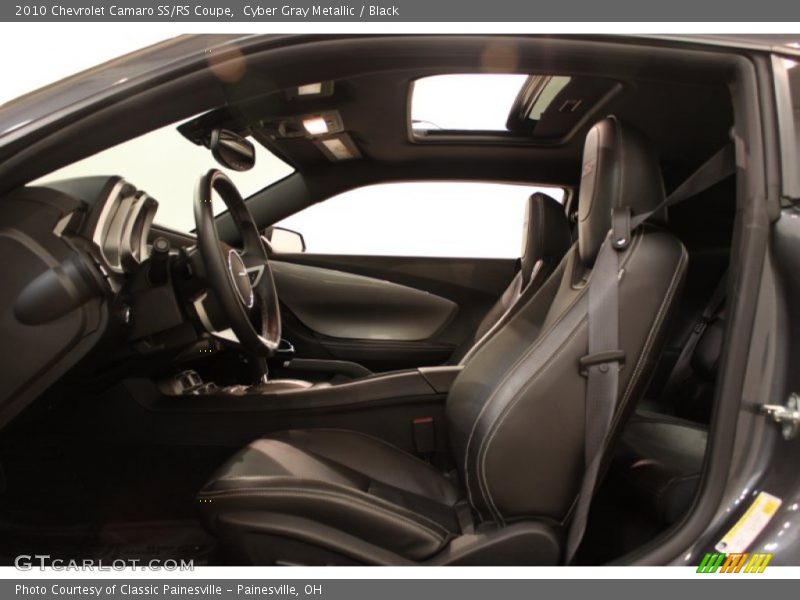 Cyber Gray Metallic / Black 2010 Chevrolet Camaro SS/RS Coupe