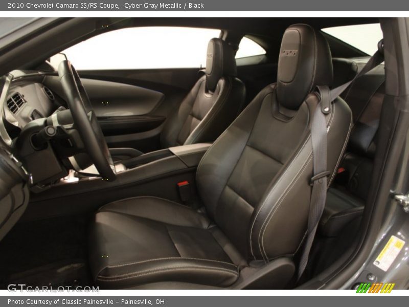 Cyber Gray Metallic / Black 2010 Chevrolet Camaro SS/RS Coupe