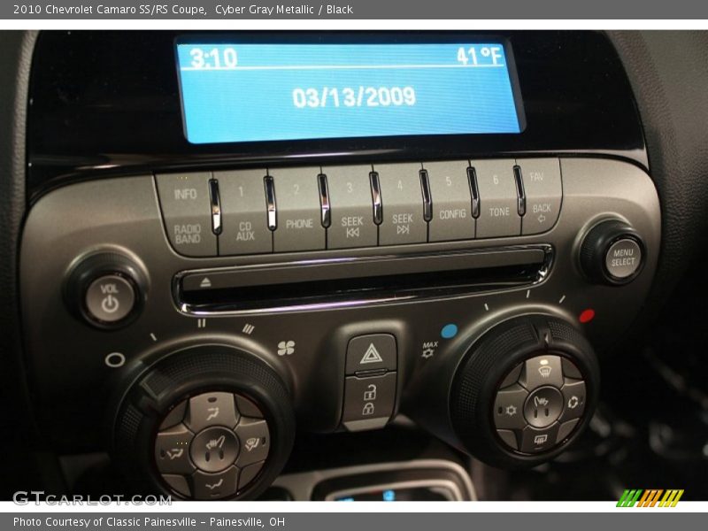 Cyber Gray Metallic / Black 2010 Chevrolet Camaro SS/RS Coupe