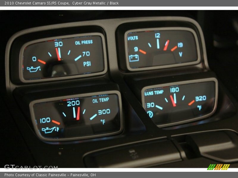 Cyber Gray Metallic / Black 2010 Chevrolet Camaro SS/RS Coupe